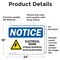 Signmission Electrical Room Storage Prohibited Sign With Symbol, 24 in W x Rectangle, Vinyl Decal OS-2PACK-NS-D-1824-L-11690 - alternate 2